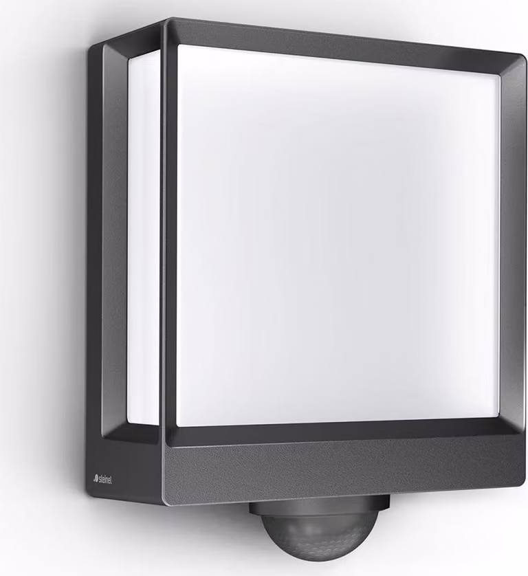 Lampada da esterno Steinel LED L40 SC antracite con rilevatore di movimento e Bluetooth