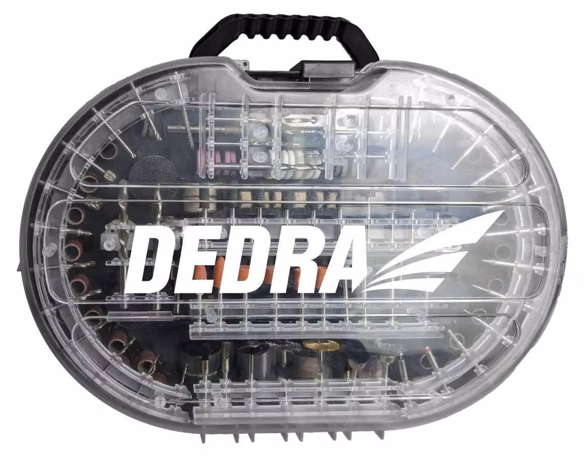 Accessori Per Fresatrice Multifunzione, Dedra 08T700 Set 287 Pezzi
