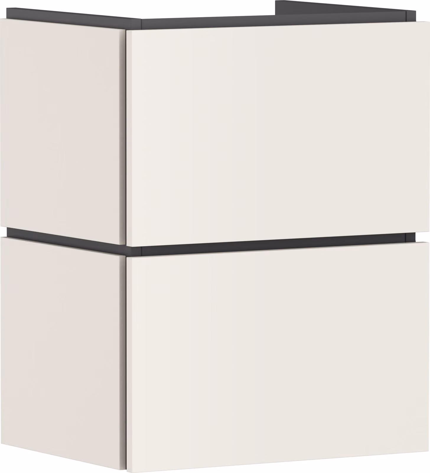 hansgrohe Xilesa E Meuble sous-lavabo pour lave-mains, 2 tiroirs PushOpen, 480x380x620mm, 54290780, 54290780