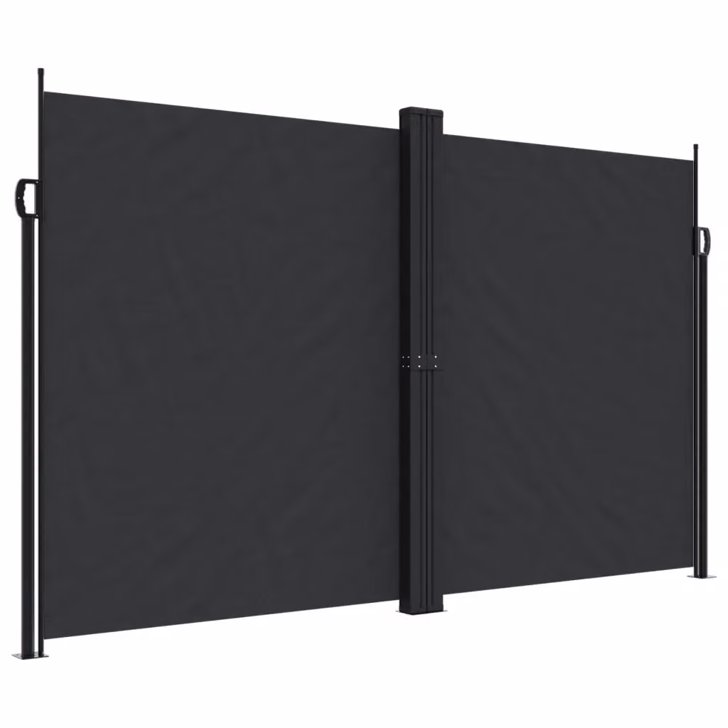 Tenda da Sole Laterale Retrattile Videx Nera L: 1000 cm, H: 200 cm – 2