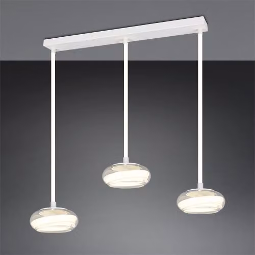 TRIO 365700332 Lampada a sospensione GILA 3xE27 bianco opaco