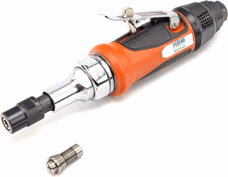 Smerigliatrice pneumatica diritta lunga 25 mm con controllo della velocità HBM