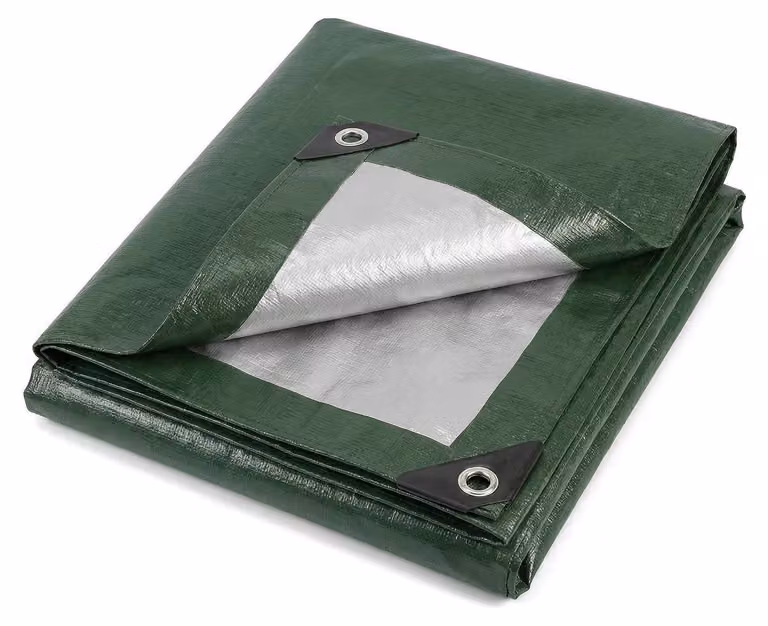 Telo impermeabile per tenda, 3x3 metri, verde, tessuto da 160 g/m², resistente allo strappo
