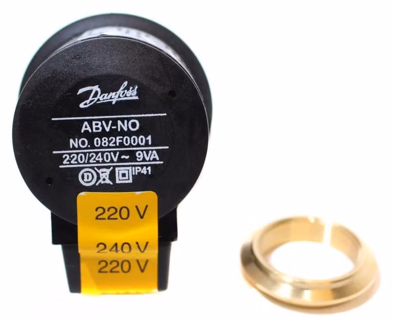Attuatore elettrico Danfoss ABV-NO 230 V CA con regolazione manuale meccanica