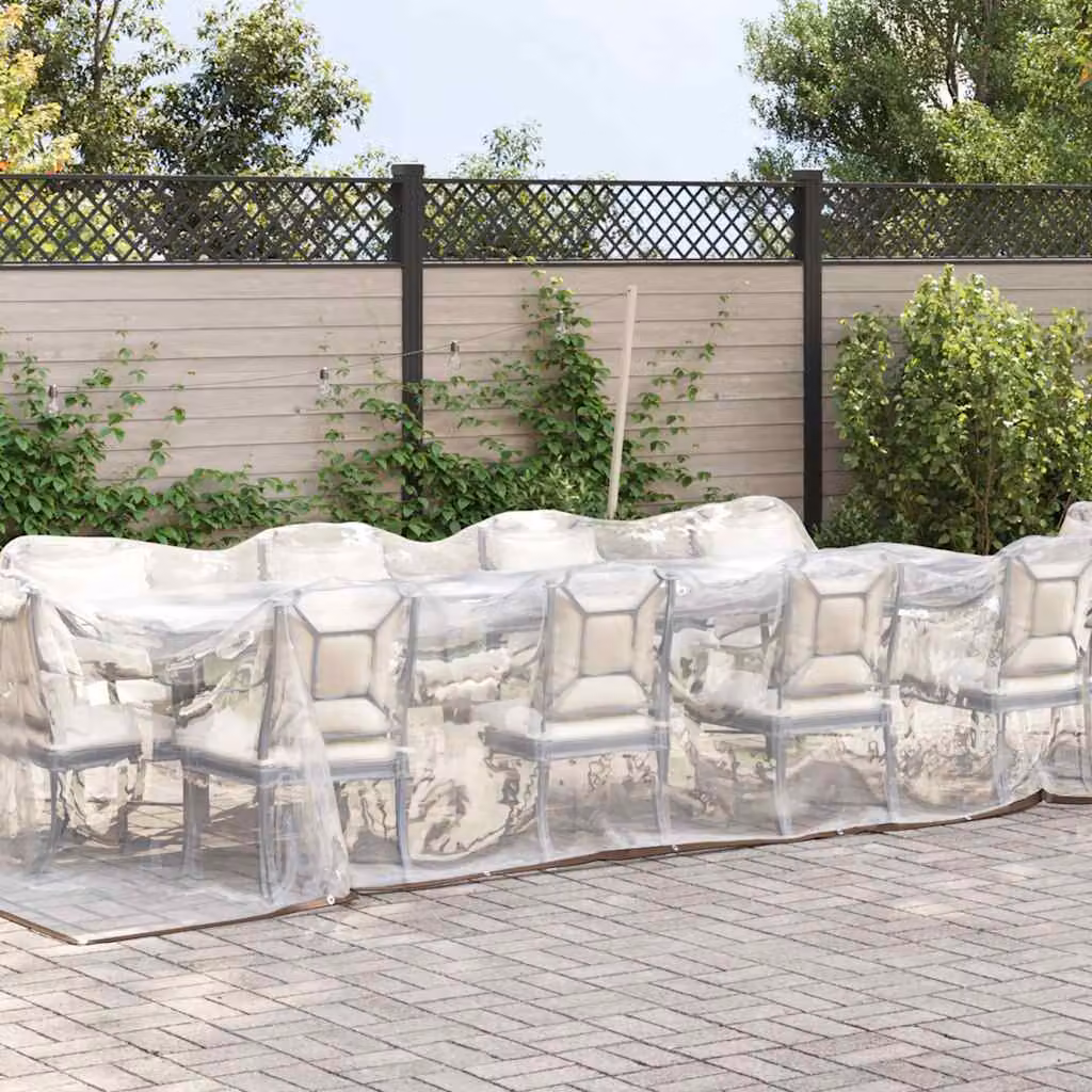 vidaXL Telone Trasparente con Occhielli 3x10 m in Polietilene