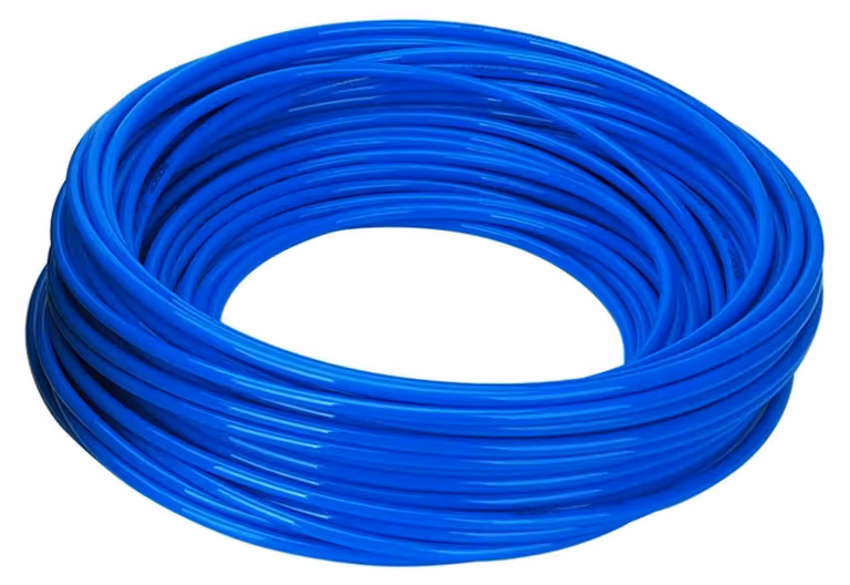 Tubo in poliuretano (PU) blu, per aspirazione, con diametro interno di 12 mm e diametro esterno di 16 mm - 10 metri