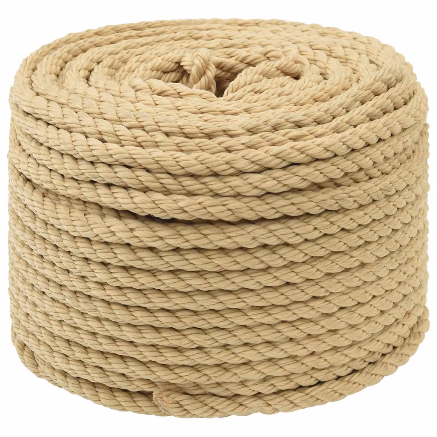Corda multiuso vidaXL in plastica beige, diametro 8 mm, lunghezza 100 m