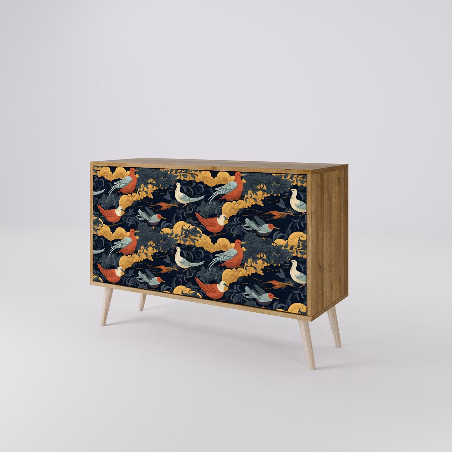 Cassettiera Spacerebels a 2 ante - credenza cassettiera - credenza alta - mobile guardaroba - soggiorno camera da letto - 57,5×111×42 (HxLxP)
