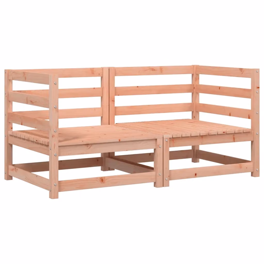 Set di 2 Divani Angolari da Giardino vidaXL in Legno Massello Douglas, L/P/H: 70 x 70 x 67 cm – 2