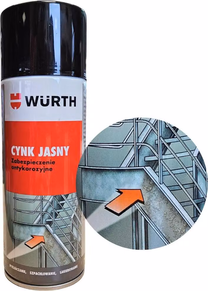 Zinco trasparente 400 ml WURTH