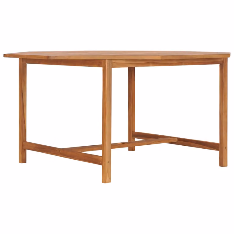 vidaXL Tavolo da giardino 150x150x75 cm in legno massiccio di teak