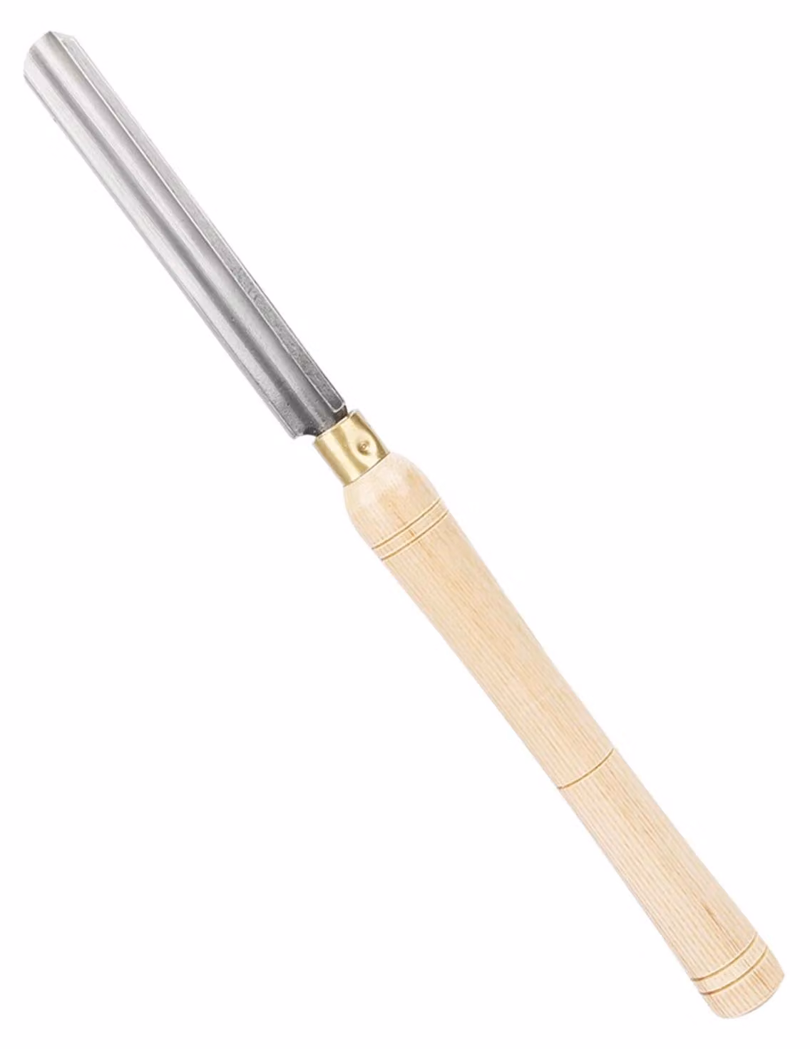 Utensile per tornitura in legno da 25 mm - Utensile professionale per lavorazione del legno - Manico in legno massello - Resistente agli urti - Durevole - Ideale per progetti di tornitura - Attrezzo per la lavorazione del legno