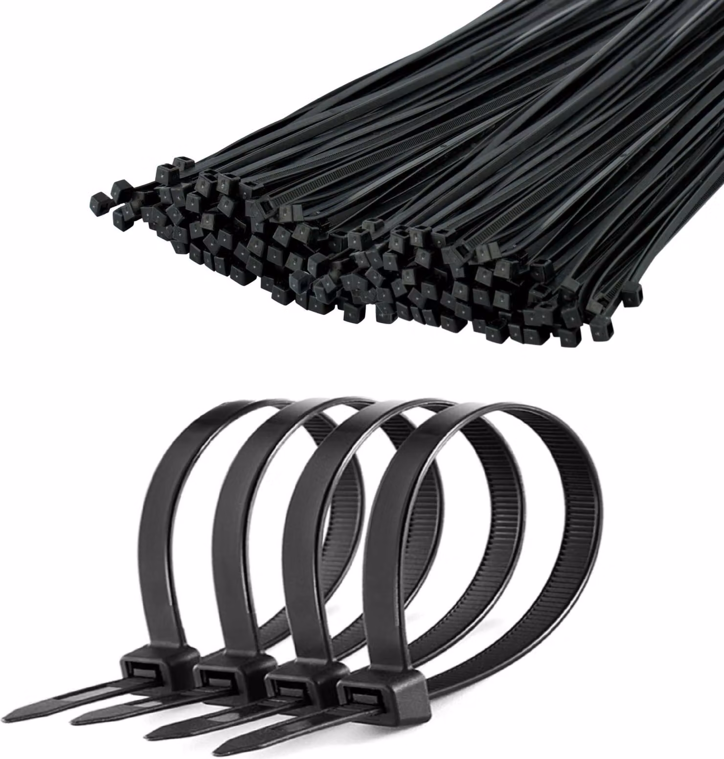 OmkoTech Nastro di tensionamento 250 x 4,8 mm nero