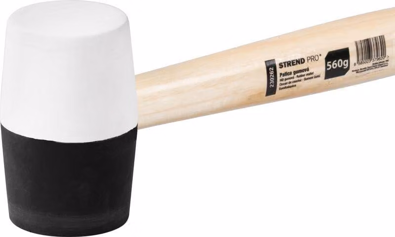 Martello Strend Pro HM232, 560 g, 300 mm, in gomma, testa bicolore, manico in legno