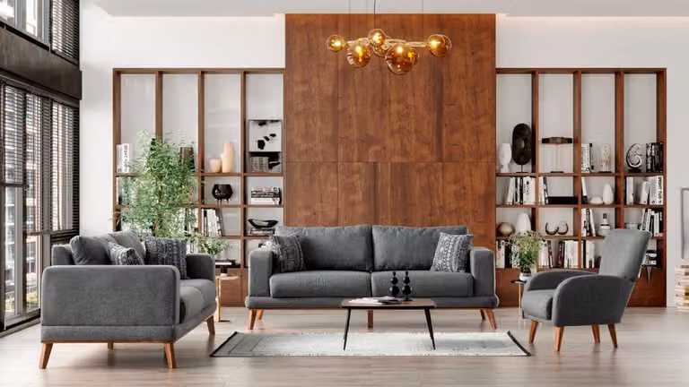 Hochwertige 3+3+1 Sofagarnitur Stilvolles Design für Komfort & elegantes Wohnen