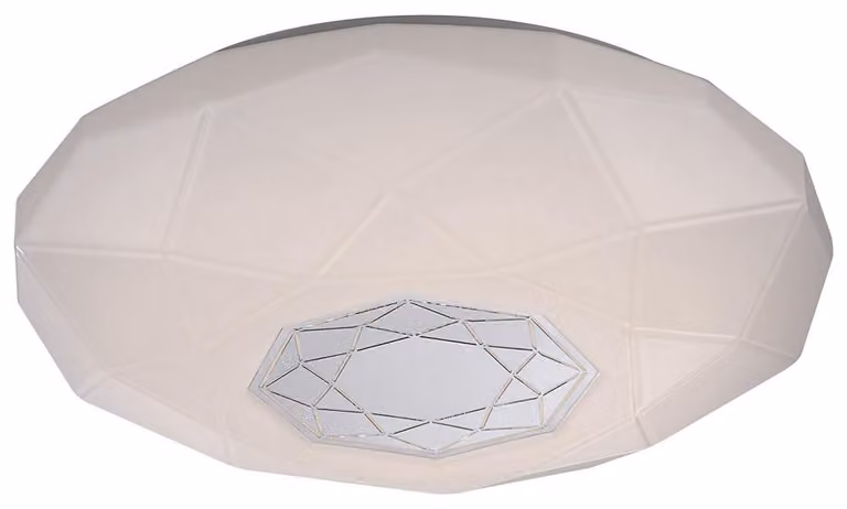 Plafoniera LED, bianco neutro, decorazione a specchio, P 40 cm