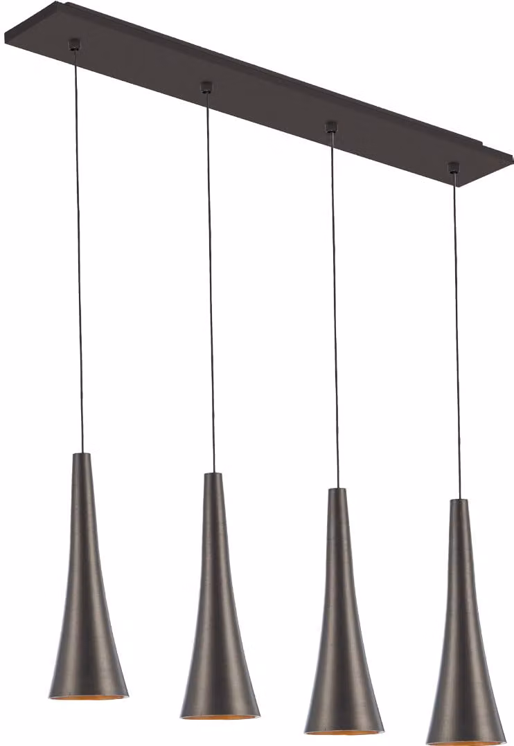Lampada a sospensione LED MADERA 20W, 3000K, caffè, L: 69 L: 85 H: 120 cm