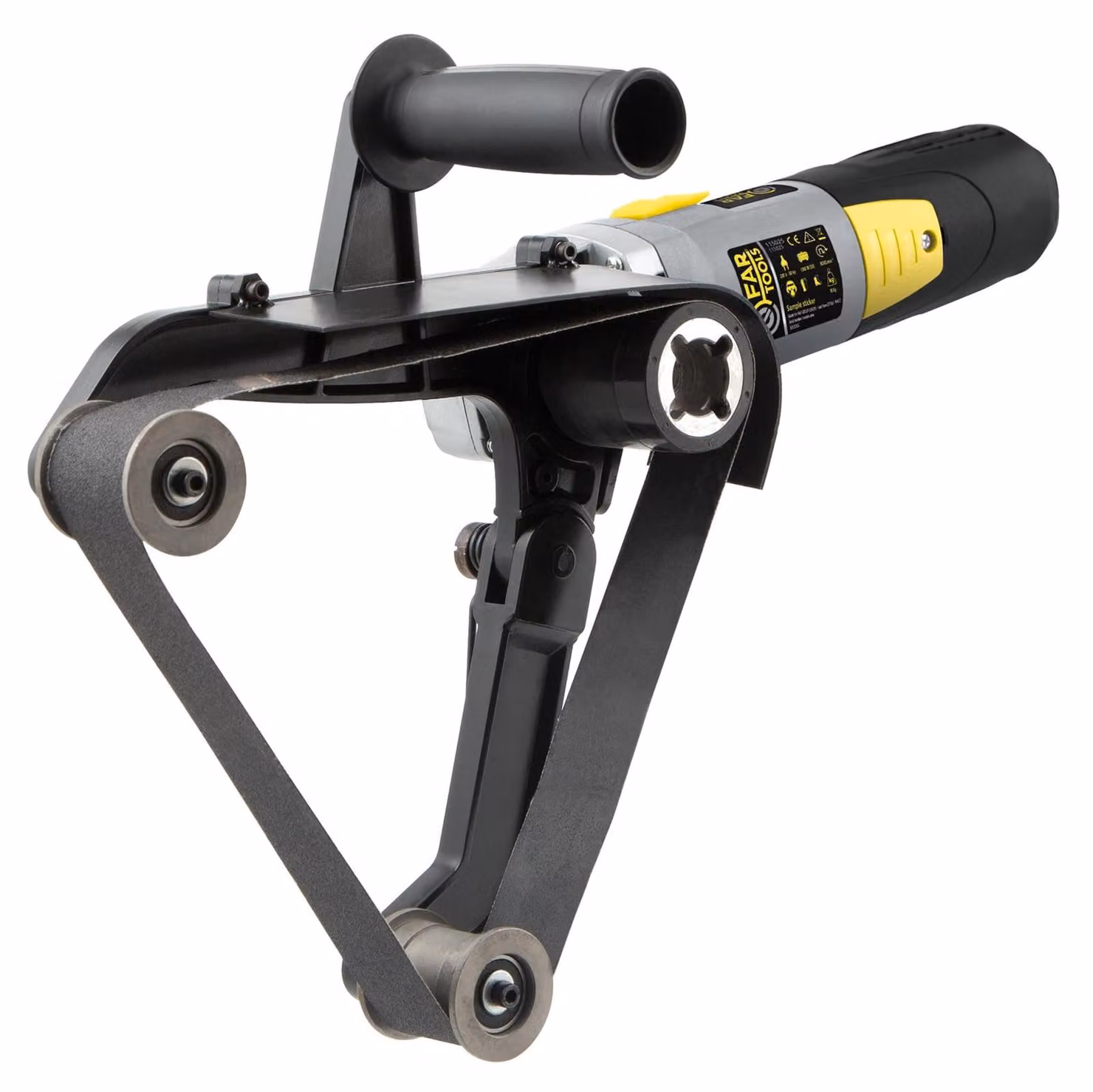 Levigatrice per tubi - 1300 W - Nastro abrasivo 760 x 40 mm - Capacità 180 mm - Con regolazione della velocità