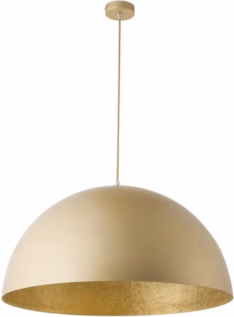 Lampada a sospensione Sfera Ø90 cupola oro E27 Sigma