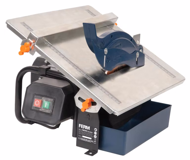 Tagliapiastrelle a raffreddamento ad acqua - Potenza: 600 W - Disco diamantato da 180 mm - Materiale: lega metallica - Adatto per Vetroceramica e porcellana