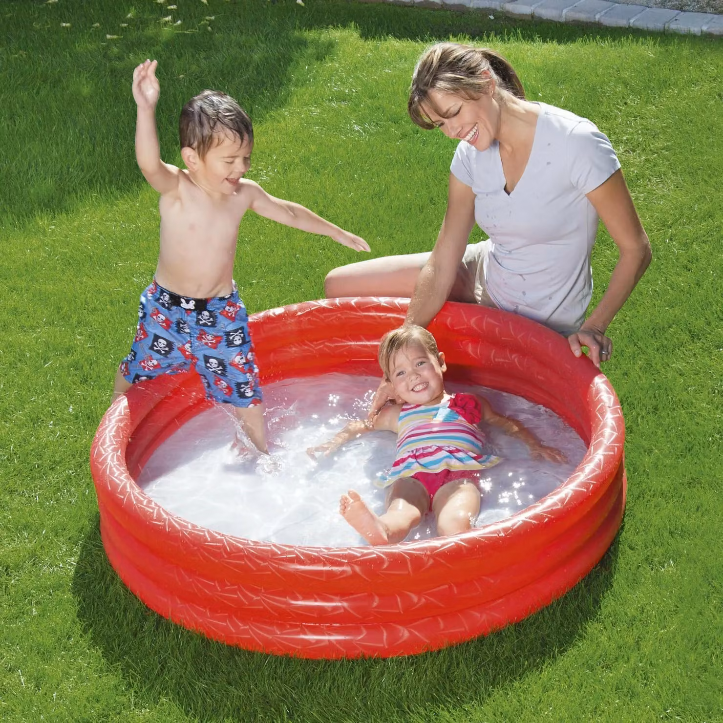 Piscina gonfiabile Bestway per bambini multicolore, diametro 122 cm – 2
