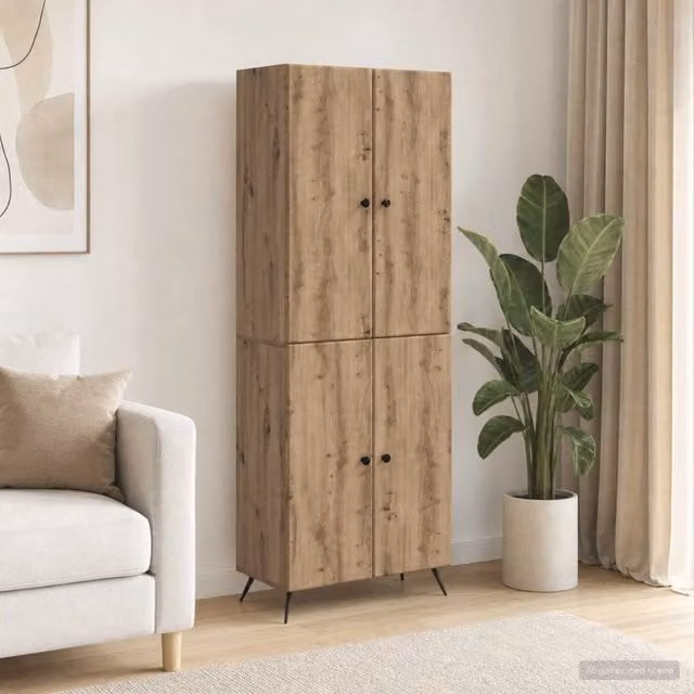 Set di armadi 2 pz Rovere Artigianale Legno ingegnerizzato 3416870