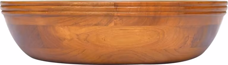 Lavabo in Legno Massello di Teak Φ40x10 cm