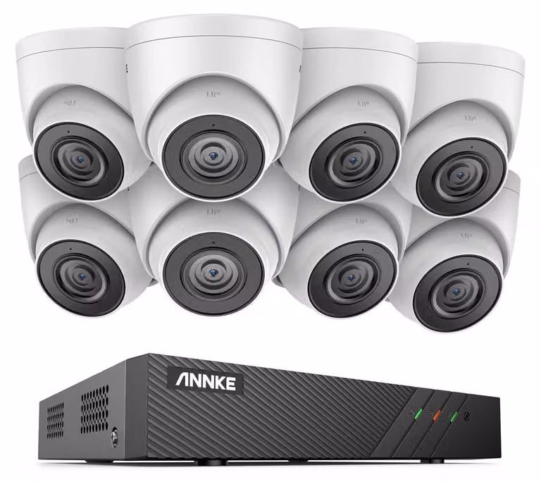 Telecamera di sicurezza - Sistema di videosorveglianza - Telecamera IP - Telecamera di sorveglianza - Sistema NVR - Sistema a 8 canali PoE