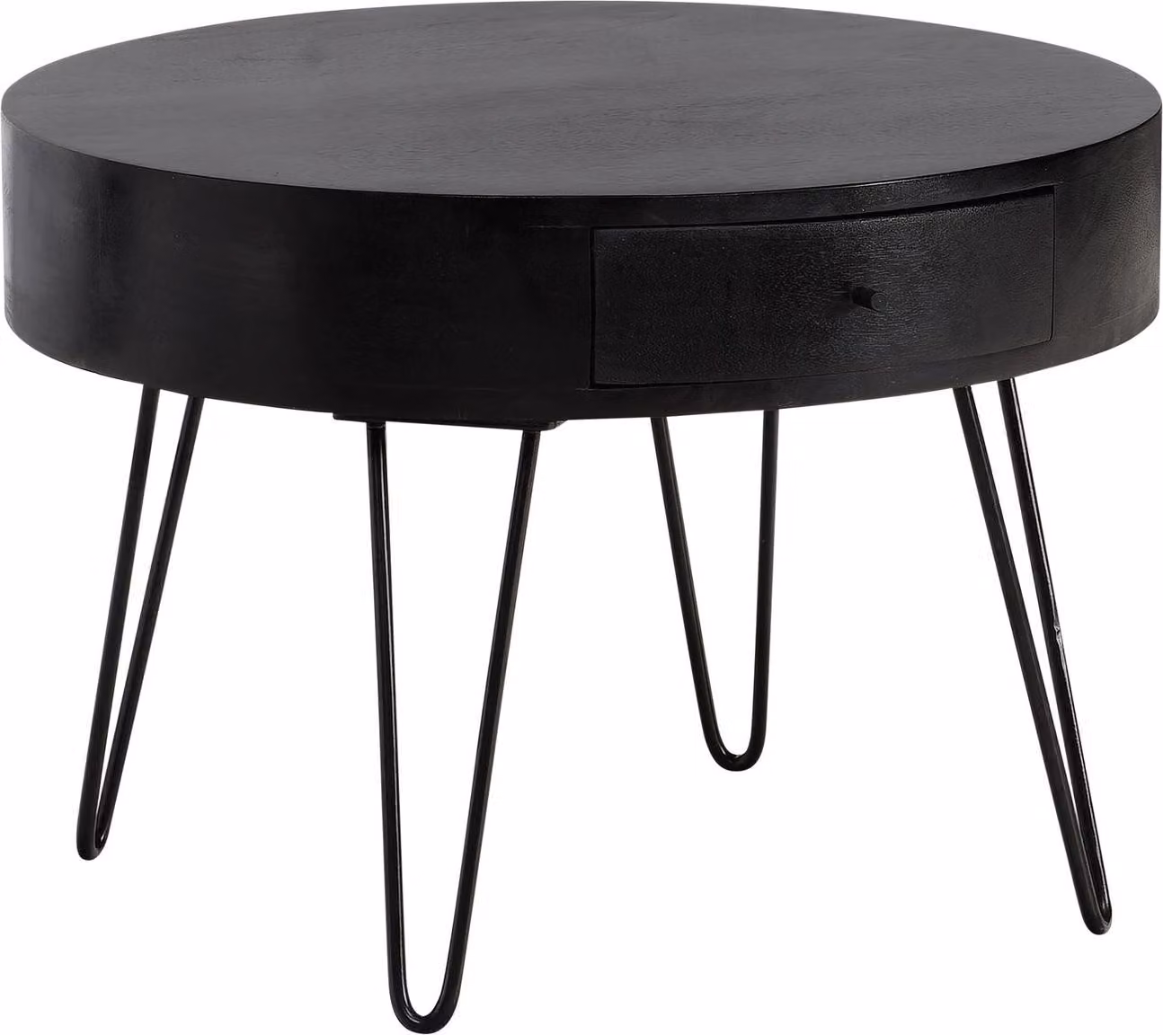 Tavolino in legno massiccio 60 cm tavolo da salotto tavolo da divano cassetto | Wohnling