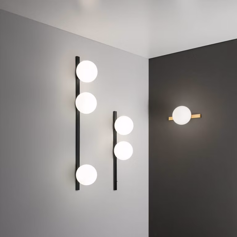 Luce Ambiente Design Applique da parete Enoire, dimmerabile, Nero, Soggiorno / Sala da pranzo, Metallo, Moderno, Applique