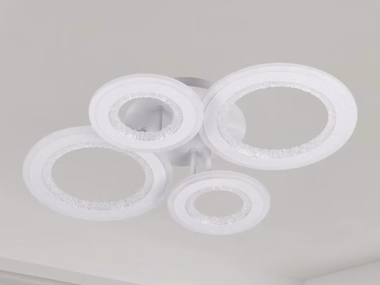 Lampada a soffitto a LED con telecomando, 100W - J3346/W