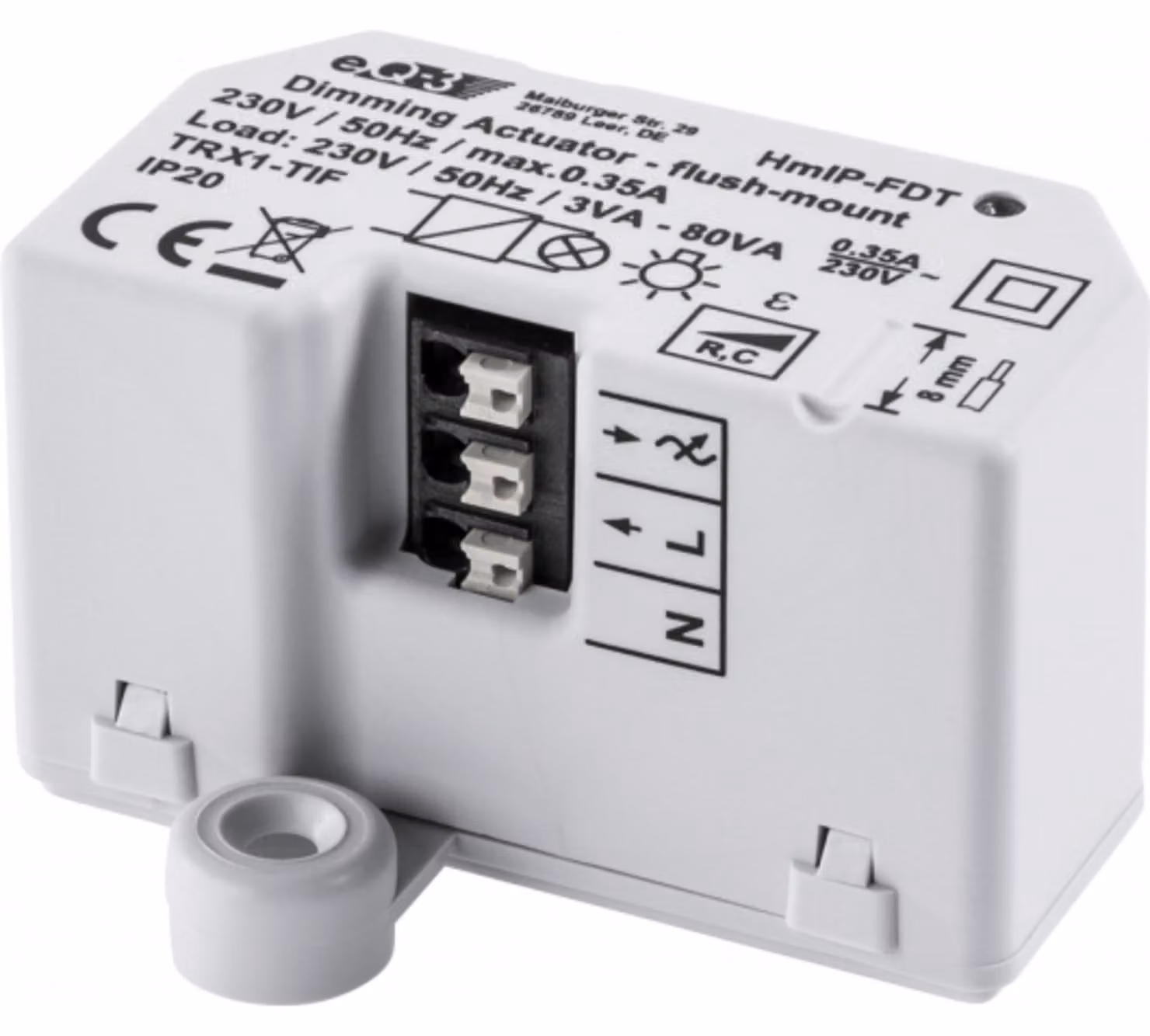 Attuatore dimmerabile da incasso Homematic IP - controllo di fase del bordo d'uscita | eQ-3 | HmIP-FDT