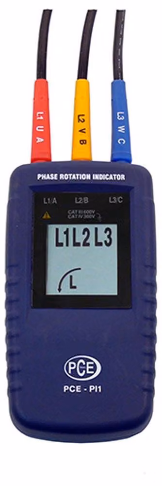 Indicatore della direzione di rotazione PCE-PI 1