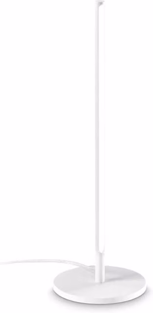 Lampada da tavolo moderna IDEAL LUX in alluminio bianco con LED 10,5W 3000K IP20