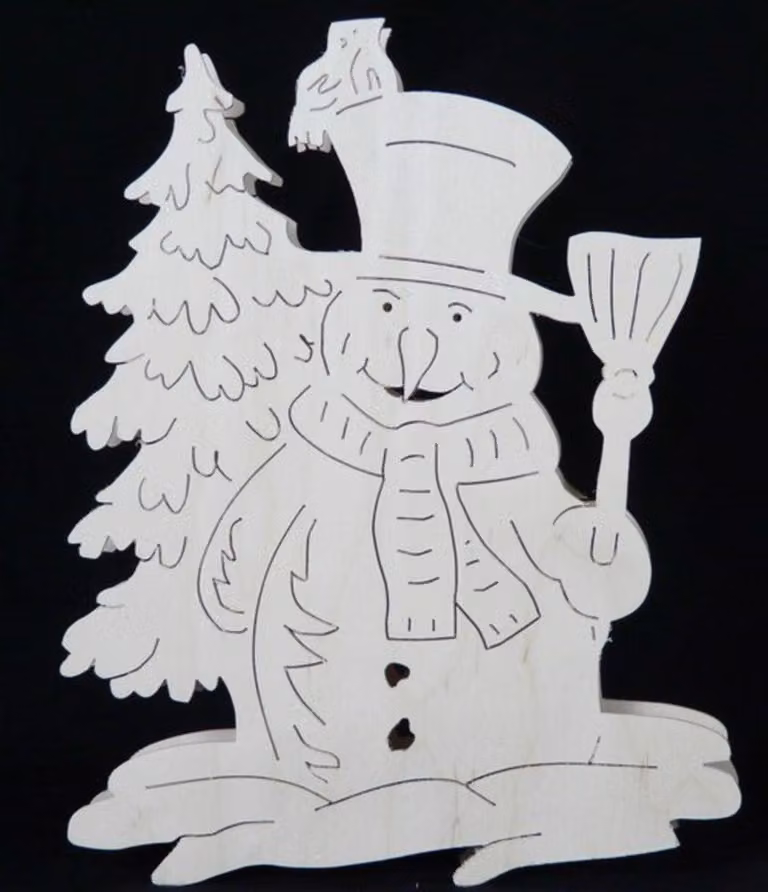 Immagine decorativa per finestra a forma di pupazzo di neve, con illuminazione. Dimensioni: 34x25x4 cm. Prodotto nuovo