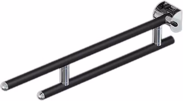 Barra maniglione ribaltabile cm61.5 nero inox
