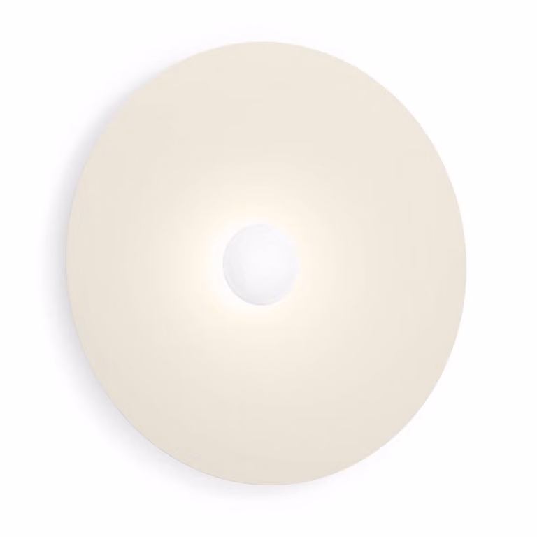 Wever & Ducré Lighting Applique da parete Clea 3.0, dimmerabile, Crema / Ambra, Soggiorno / Sala da pranzo, Alluminio, Applique