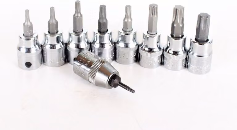 SALTUS 3/8" set di chiavi a bussola 9 pezzi T9-T50 strumento di avvitamento a bussola