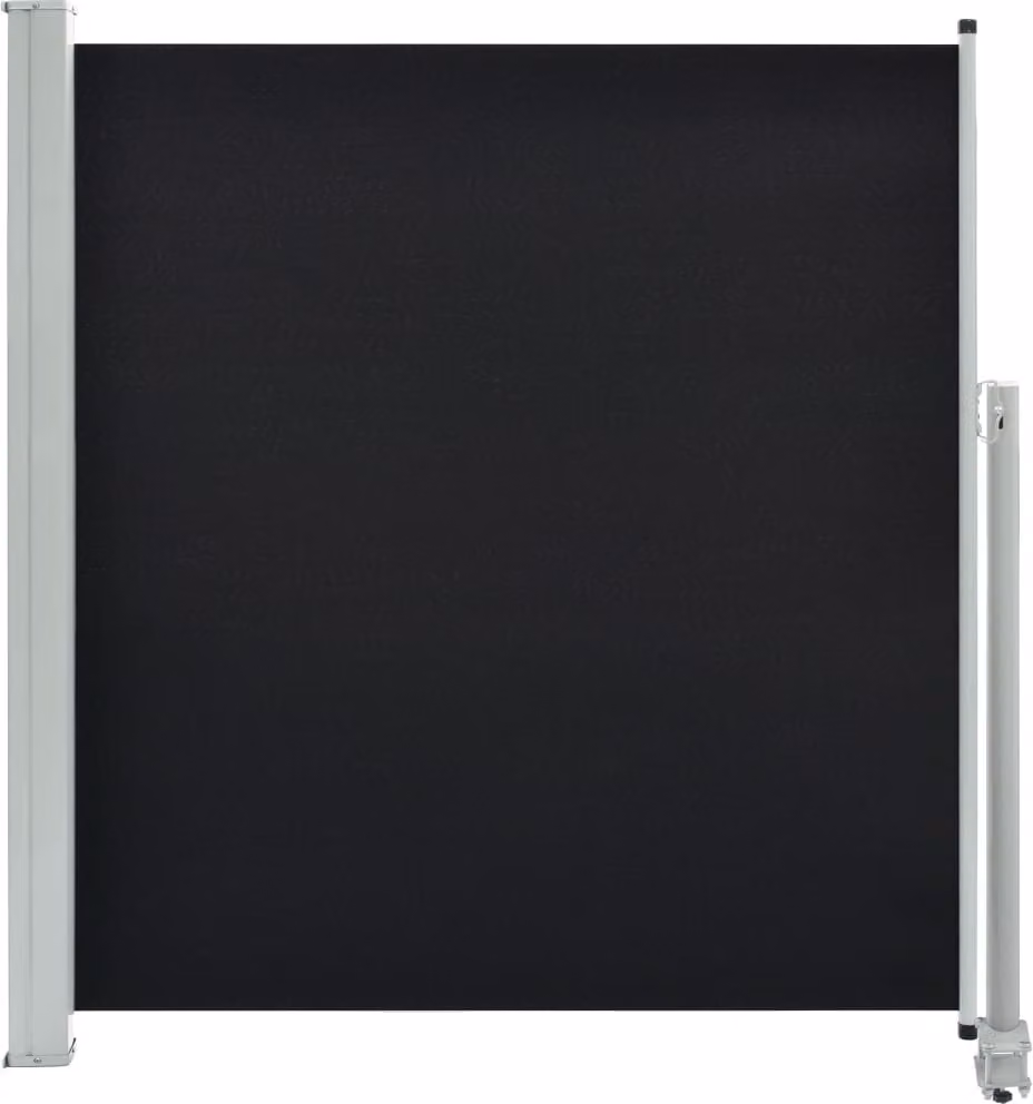 Tenda da Sole Laterale Retrattile 140 x 300 cm Nera