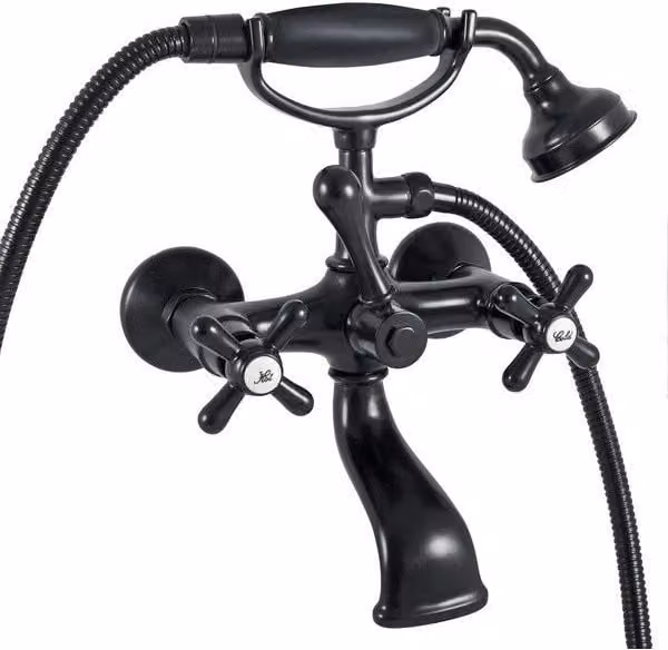 Miscelatore vasca MORAVA RETRO nero opaco