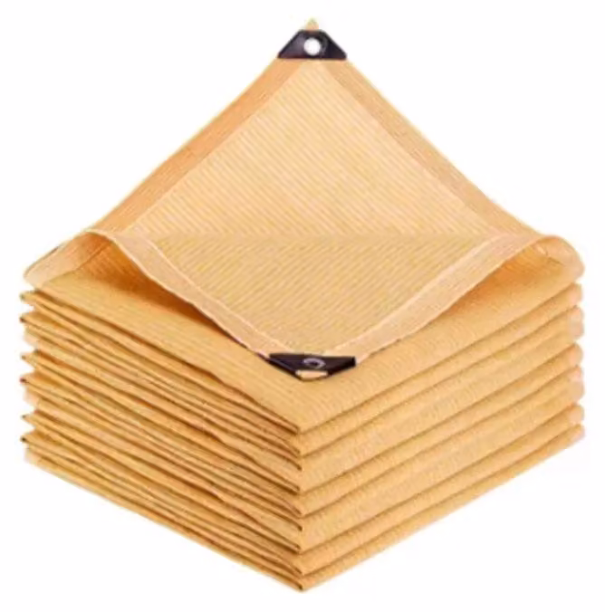 Rete ombreggiante, polietilene ad alta densità, protezione UV, colore beige, dimensioni 2x3 metri