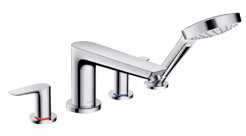 Hansgrohe Talis E - Miscelatore per bordo vasca, installazione 4 fori, cromo 71748000