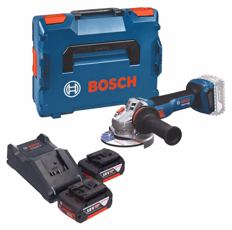 Smerigliatrice angolare a batteria Bosch GWS 18V-11 Professional 18 V 125 mm Brushless + L-Boxx ( 06019N4102 ) - senza batteria, senza caricabatteria