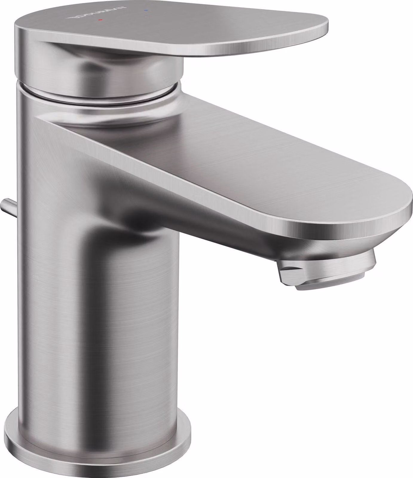 Miscelatore monocomando per lavabo, 95 mm, cromato, con gruppo di scarico