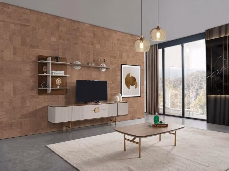 Regale, comodi, pratici, spaziosi, color marrone, stile moderno, nuovi