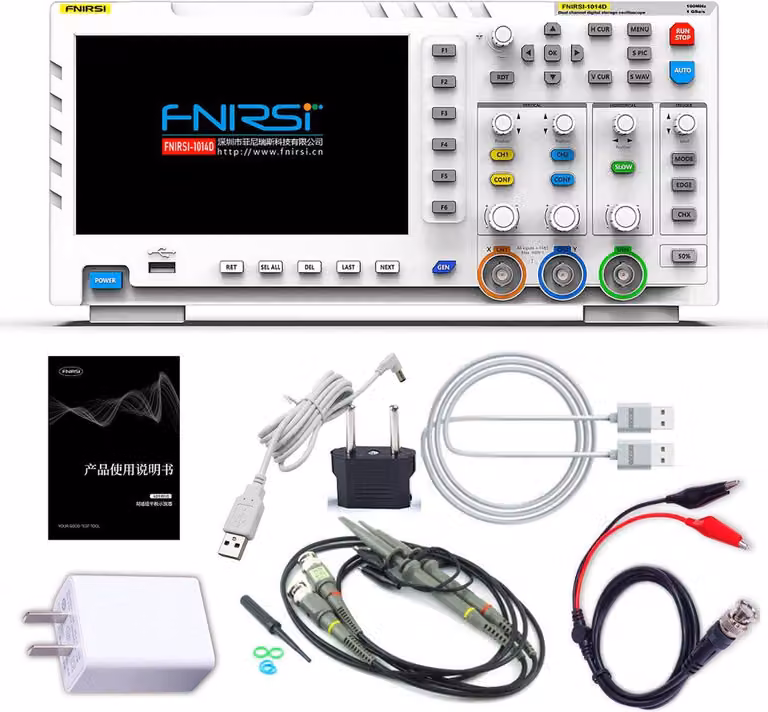 Oscilloscopio digitale - 100 MHz - Wit. Multimetro e analizzatore di segnali 2-in-1, pratico e versatile