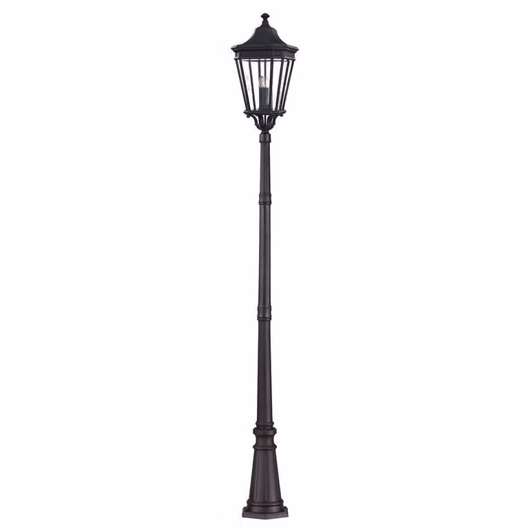 Lampada da 257 cm Cotswold Lane 3xE14 nera Feiss FE-COTSLN5-L-BK