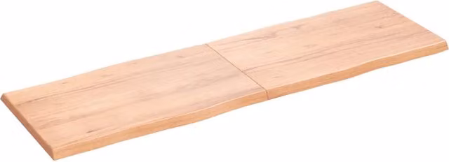 Piano Tavolo | Superficie Tavolo | Piano Scrivania Marrone Chiaro 160x50x(2-4) cm Rovere Non Trattato