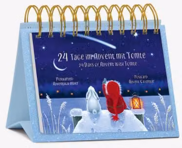 Calendario dell'Avvento a tema cartoline: "24 giorni di Avvento con Tomte"
