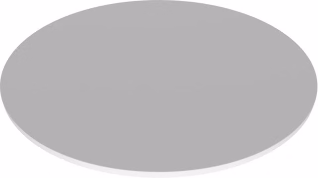 Artù - Ripiano per tavolo da pranzo rotondo ⌀ 120 cm in legno laminato-Bianco